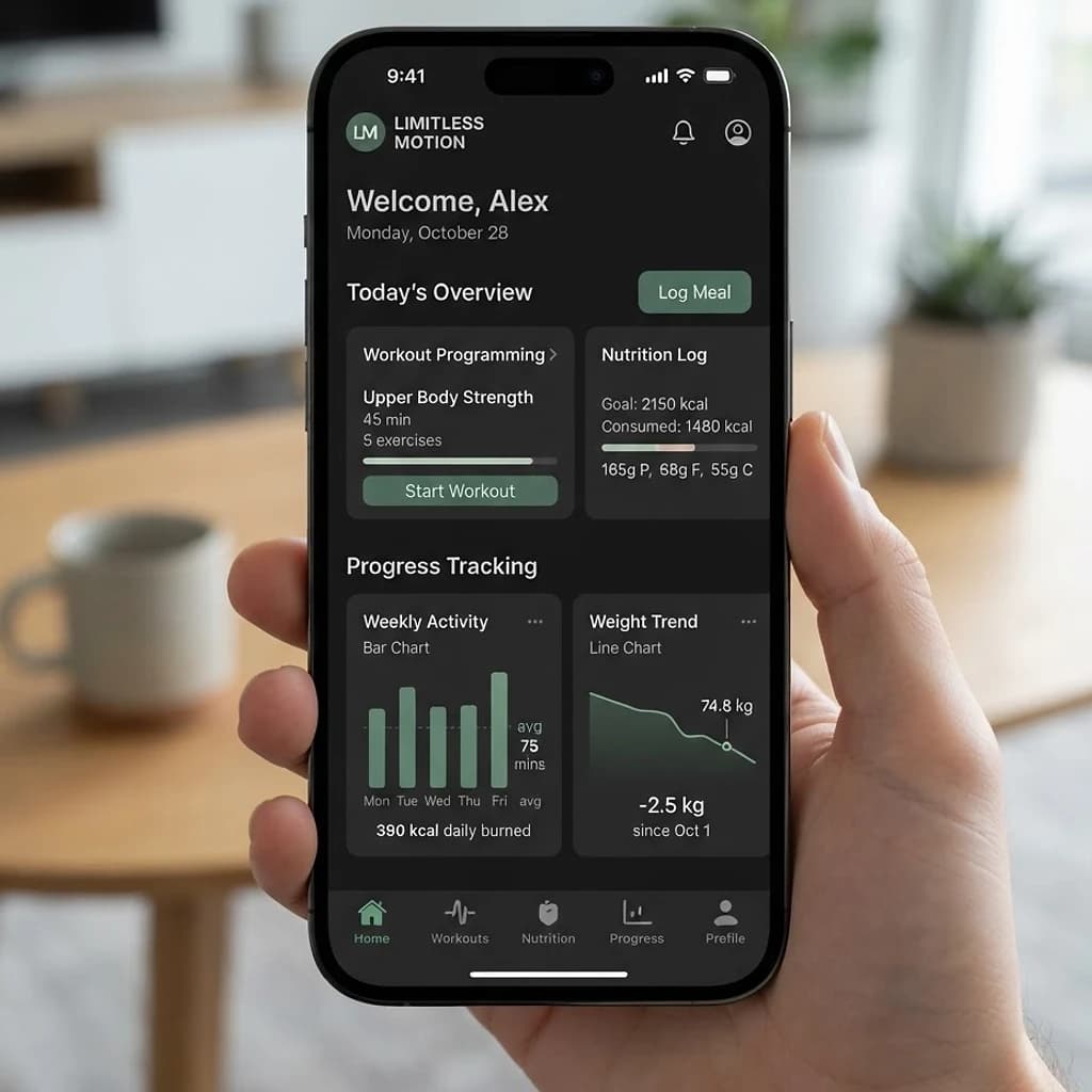 Limitless Motion — AI Fitness & Nutrition Platform